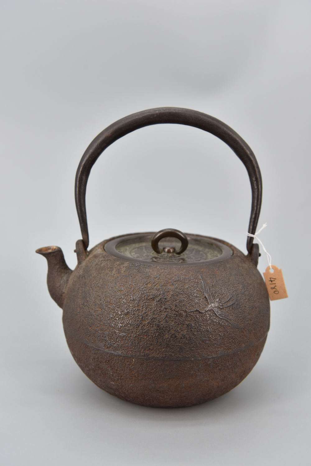 日本雨宫铜镜盖金寿堂造老铁壶-茶人晓寒轻商城－茶、酒、器