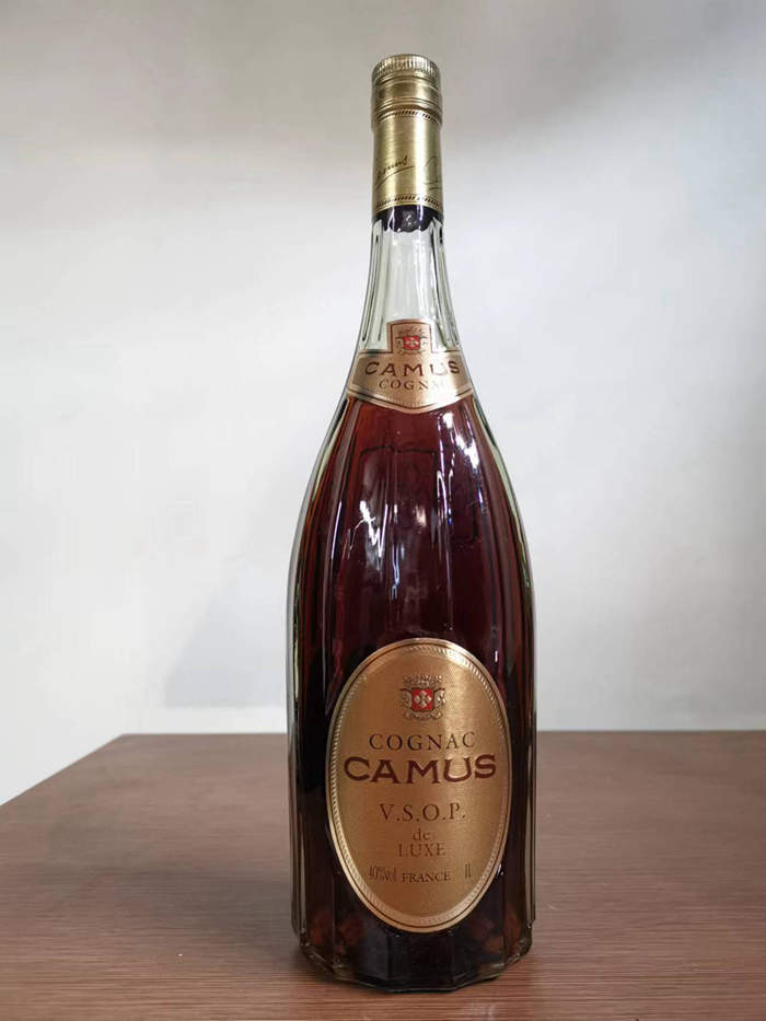 90年代 【金头青瓶/金花 黄纸】CAMUS VSOP de LUXE 干邑白兰