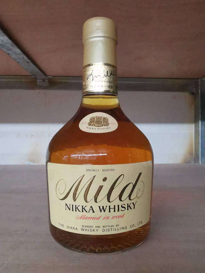 〓绝版〓 70-80年代 一甲 金狮标Mild 甄选 威士忌