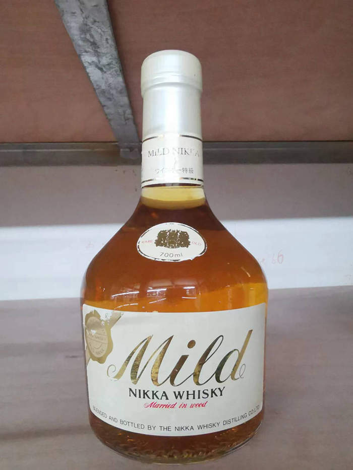 〓绝版〓 70-80年代 一甲 金狮标Mild 甄选 威士忌