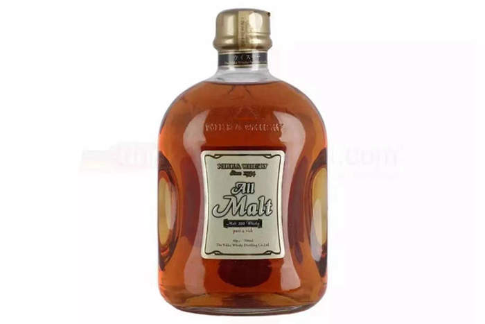 〓与众不同〓90年代 Nikka一甲 酒窝 全麦 All Malt威士忌酒 日威士忌酒老洋酒