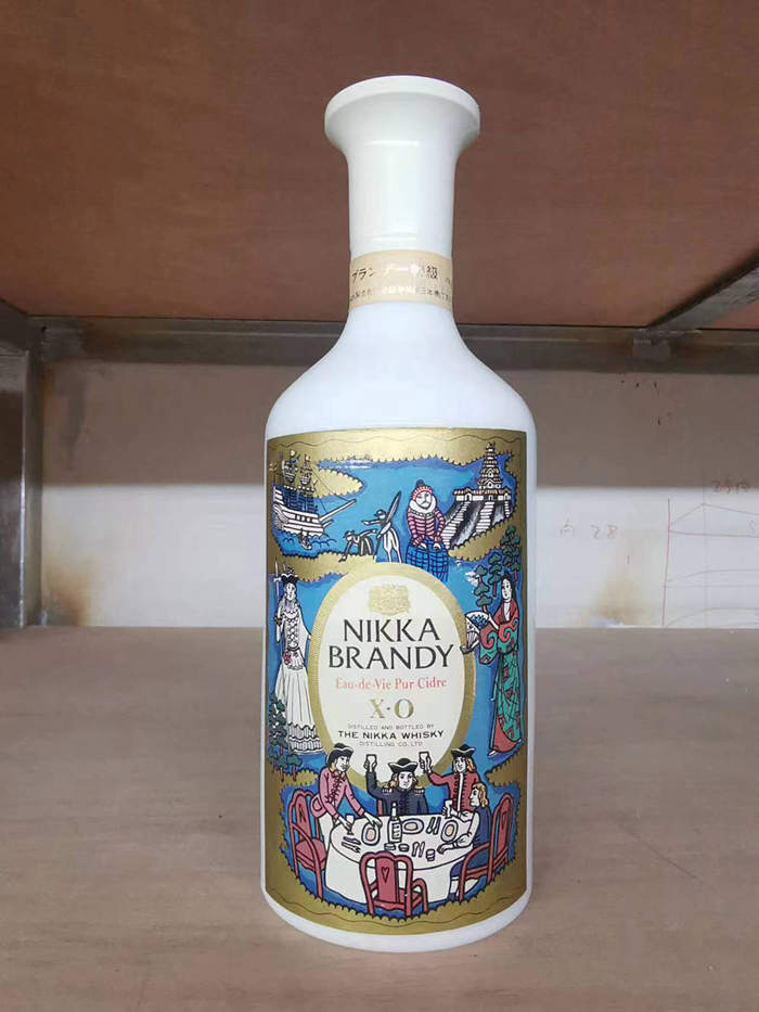 80年代 NIKKA 圣诞限定陶瓷瓶XO白兰地2只组