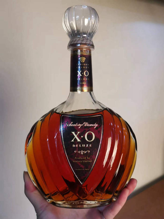 【甜美醇厚】日本 90年代 金花标 三得利 XO DELUXE 老白兰地