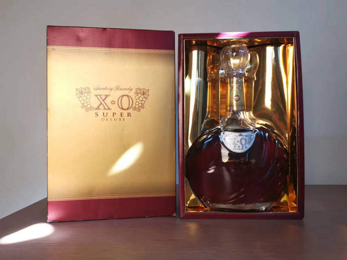 〓三得利的传世之作〓 2000年代 日本 Suntory XO SUPER DELUXE 银标 三得利白兰地