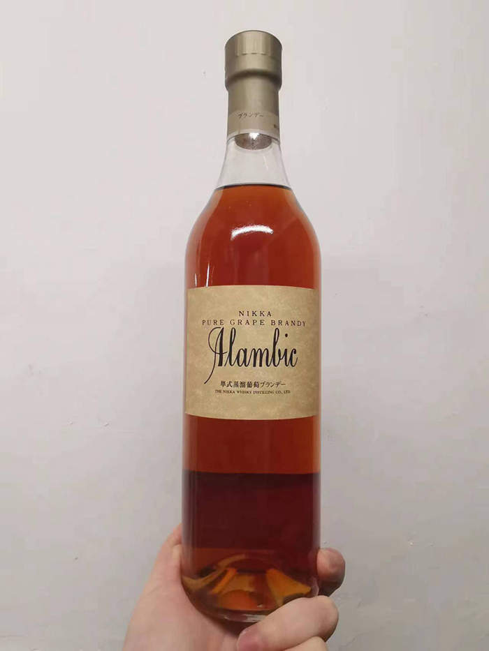 〓绝版老酒〓 90年代 绝版老酒 日本一甲 Nikka Alamlic pure grape 纯葡萄白兰地