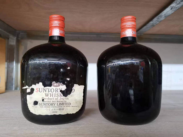 【绝版/特级】80年代 三得利 限定版 双狮特级绝版老酒 SUNTORY VEVY RARE OLD 2966