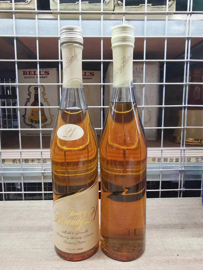 【甜美醇厚】日本 90年代 特级 三得利 21 BRANDY 老白兰地