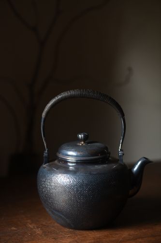 K288]=純銀製小银壶=