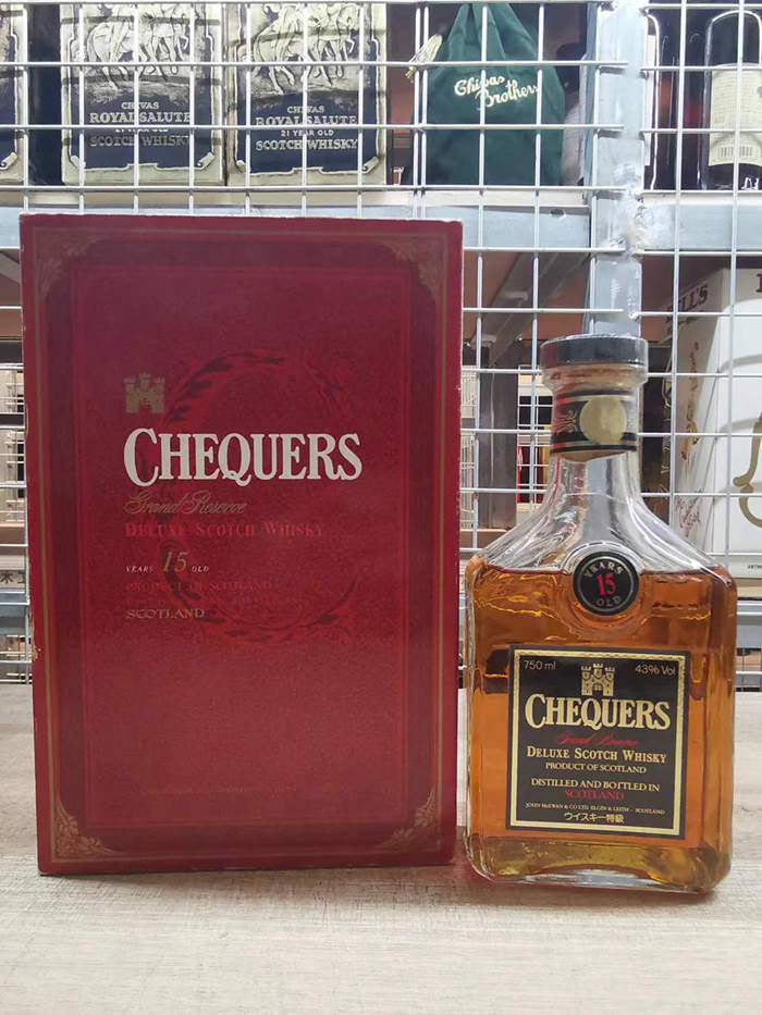 90年代 契克斯 CHEQUERS 15年 苏格兰威士忌