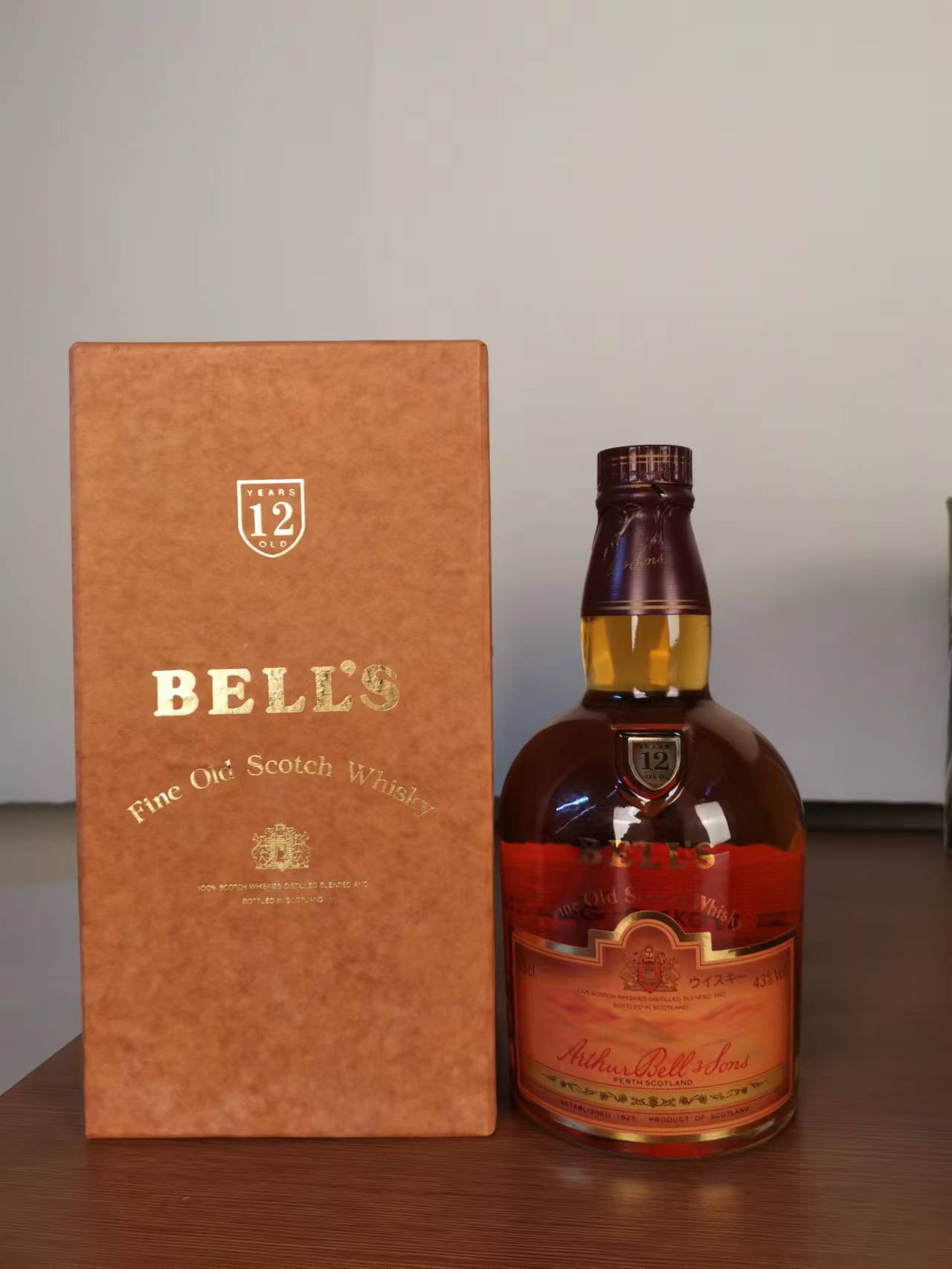 〓时代经典〓80-90年代 金铃 BELL'S 12年 苏威兰威士忌