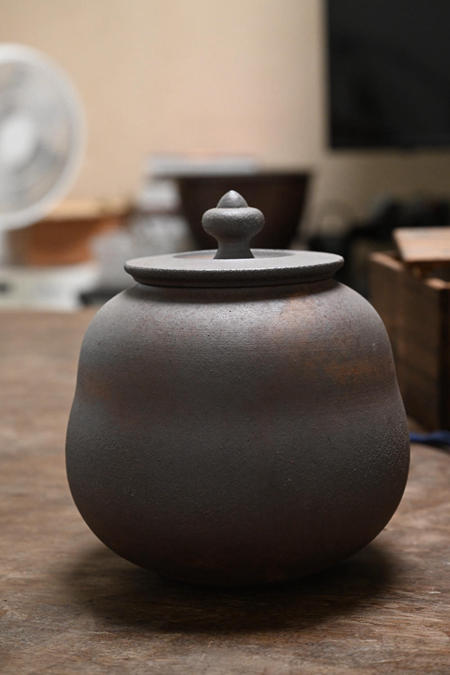 台湾陶作坊 老岩泥茶叶罐 1斤装 09年制