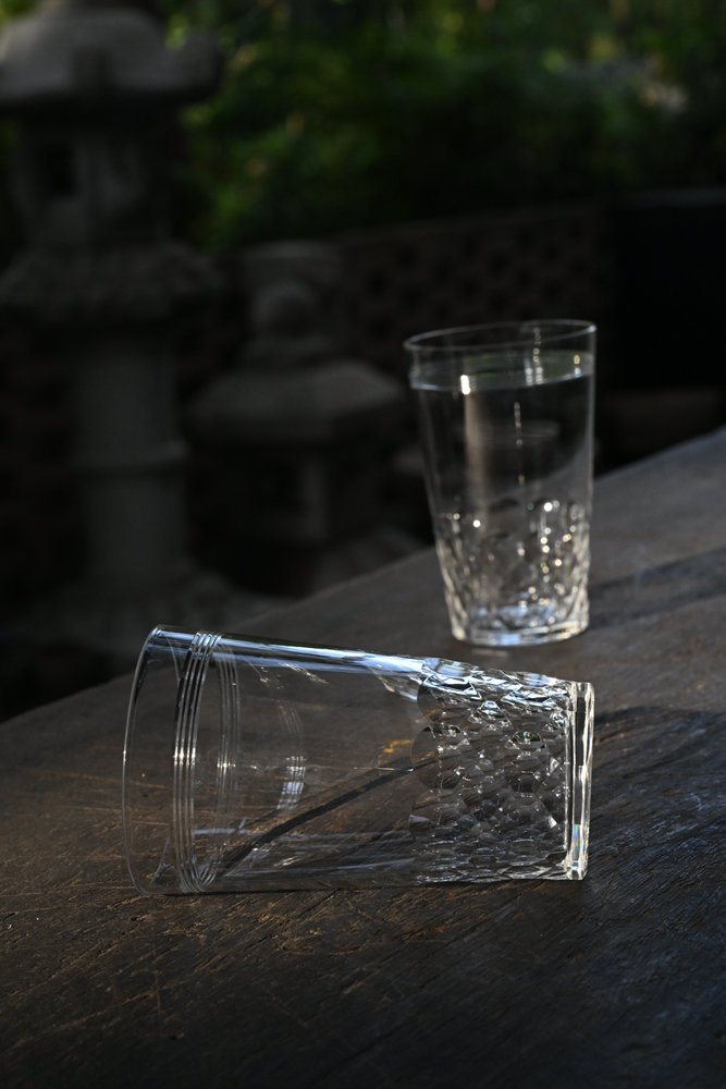 80-90年代 老巴卡拉 水晶杯 1对